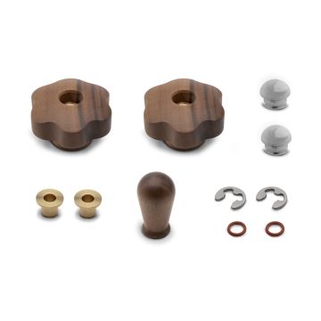 Water/ Steam Buttons and Lever for Mara - Walnut