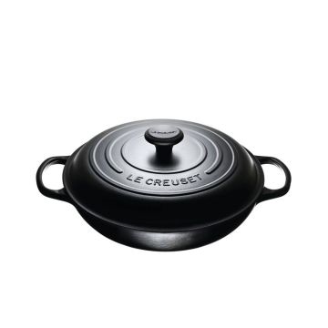 3.5 L Enamelled Cast Iron Braizer with Lid - Licorice