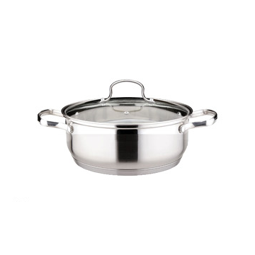 15 L Le Stock Pot Stainless Steel Low Stewpot with Lid