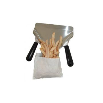 S/S French Fry Scoop - Dual Handle