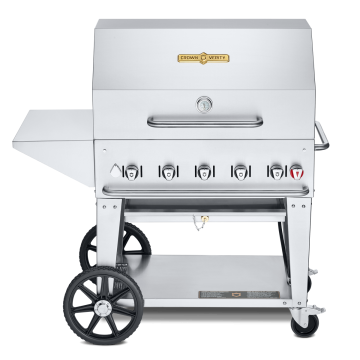 44" Propane Gas Grill with Lid and Shelf