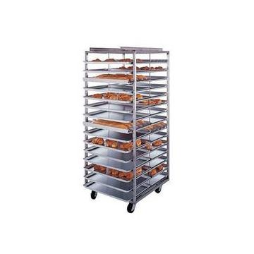 Full Height End Loader Pan Rack For 11-Full Size Pans - Stainless Style