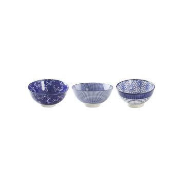Rice Bowl - Blue Assorted Patterns