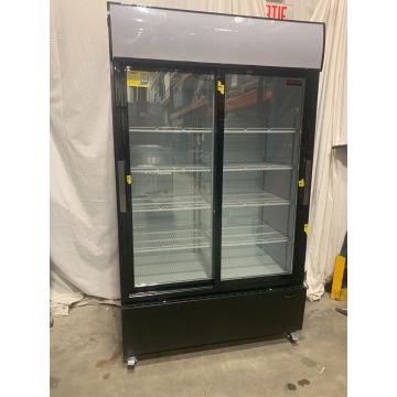 Double Sliding Glass Door Refrigerator - 48" (Damaged)
