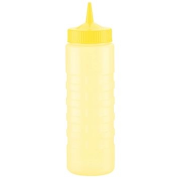 24 oz Traex Color-Mate Squeeze Dispenser - Yellow