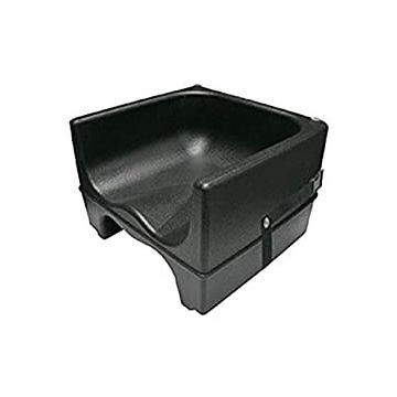 Plastic Booster Chair - Black