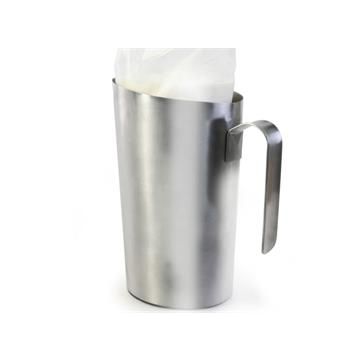 pichet inox 600ml, pot a lait avec thermomètre, pichets-mousseurs à lait  pot à lait en acier inoxydable,pour faire du cappucc[219]