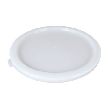 Lid for 5.7 and 7.6 L Round Graduated Containers - White