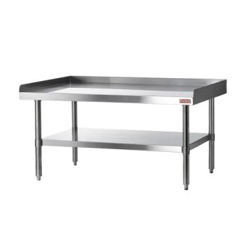 24" x 30" Stainless Steel Equipment Stand with Stainless Steel Undershelf and Legs