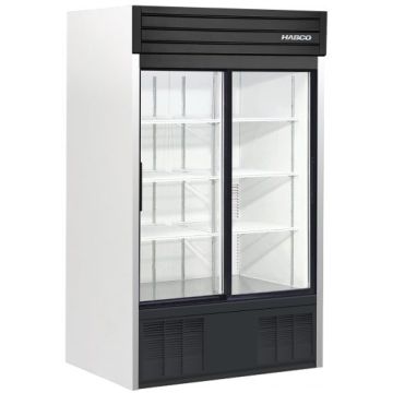 Réfrigérateur 2 portes vitrées coulissantes - 47,5"