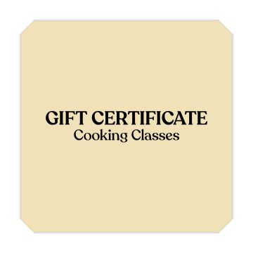 Gift Certificate – Cooking Classes