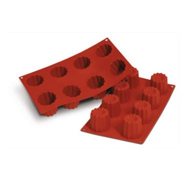 Eight-Cavity Silicone Mold - Cannellé