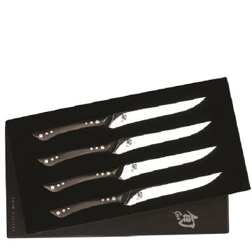 Set of Four Steak Knives - Pakkawood