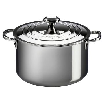 Stockpot with lid 6.6 L - Stainless steel