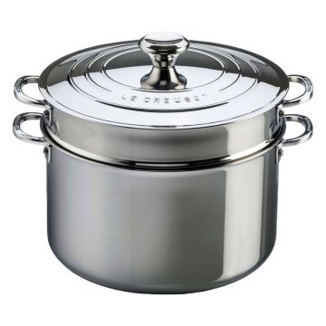 8.5 L Stainless Steel Stockpot, Colander and Lid