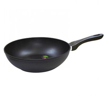 wok antiadhésif de couleur noir