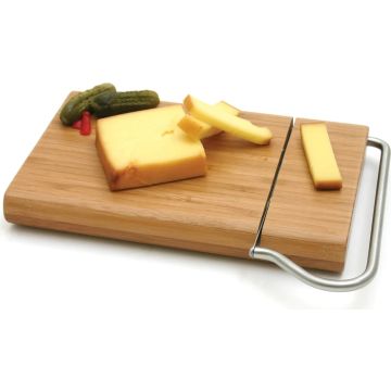 Bamboo Board w/ Cheese Slicer Blade