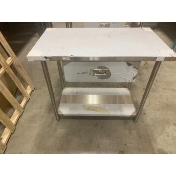 42" Prep Table w/ Drawer and Lower Shelf