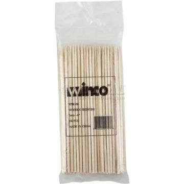 paquet de brochettes en bamboo 6'' de marque winco