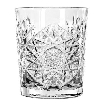 12 oz Double Old Fashioned Glass - Hobstar