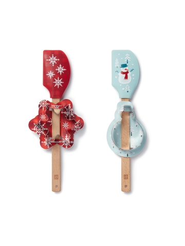Spatula and Cutter Set - Assorted Colors