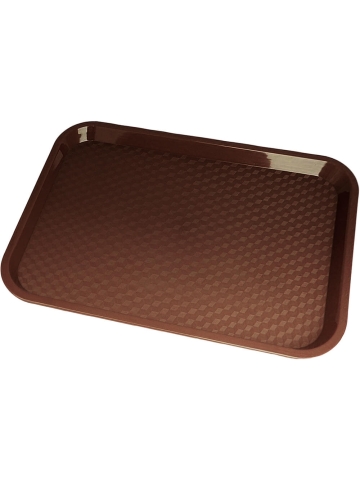 10" x 14" Fast Food Tray - Brown