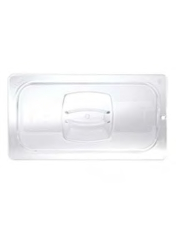 Clear Lid with Handle and Spoon Notch - 1/9