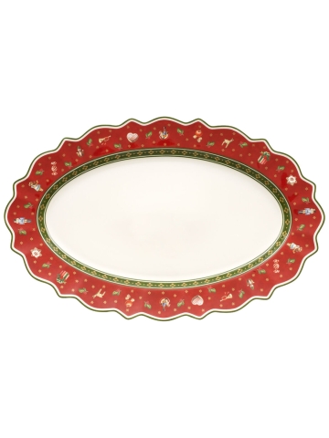 20" x 12" Oval Serving Plate - Toy's Delight