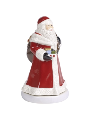 Turning Santa Claus Figurine - Nostalgic Melody