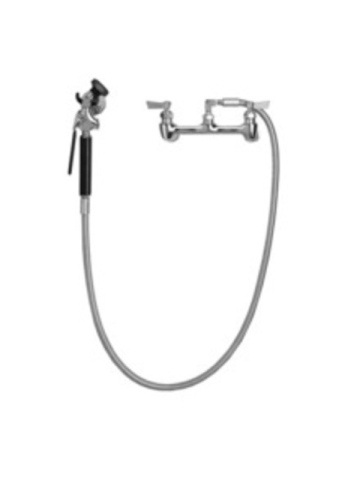Wall Mount Pre-Rinse Unit with 60" Hose