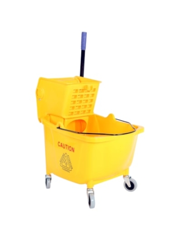 35L Downpress Bucket and Wringer - Yellow
