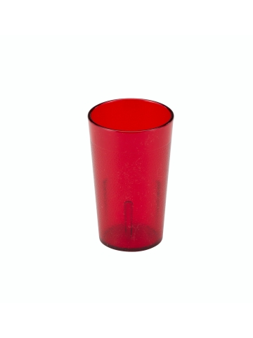 8 oz Plastic Glass - Red