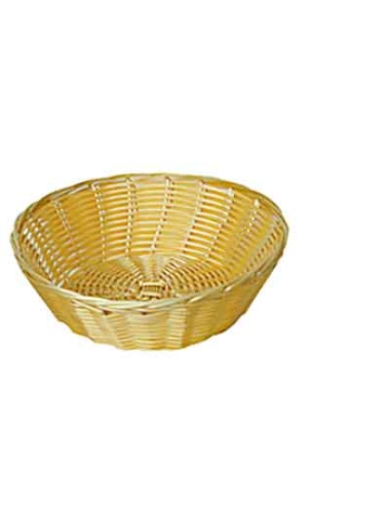 8" x 2.25" Round Polypropylene Basket - Natural
