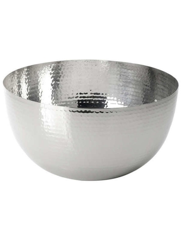 8" Hammered Stainless Steel Bowl