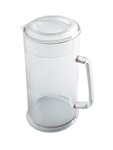 64 oz Clear Polycarbonate Pitcher with Lid