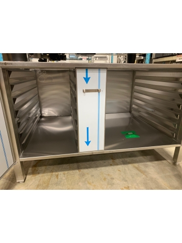 Fully Enclosed Double-Door Combi Oven Stand (Damaged)