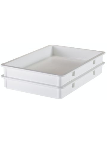 26" x 18" x 3" Polypropylene Dough Proofing Container