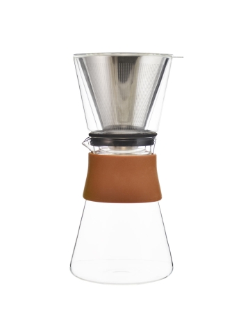 Amsterdam 3-Cup Glass Pour Over Coffee Maker