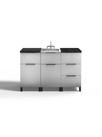 Three-Cabinet Layout with Sink - Essence