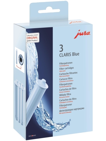 Ensemble de trois filtres à eau CLARIS Blue