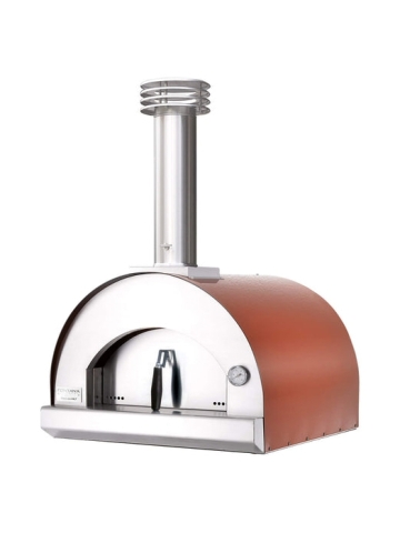 Margherita Exterior Woodfired Pizza Oven - Red