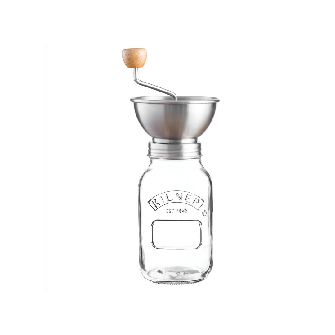 Ensemble presse-purée en verre 1L