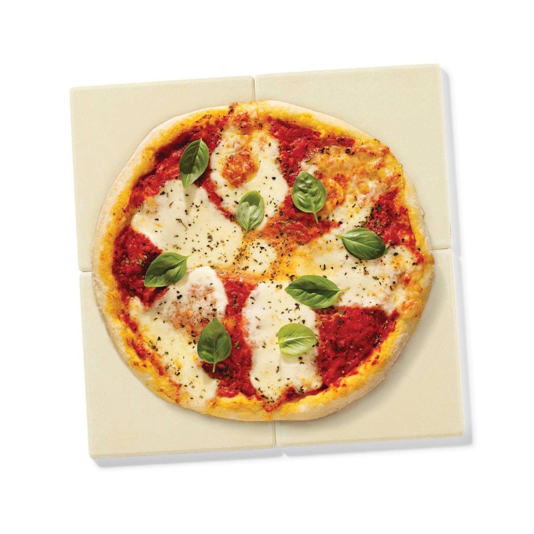 Set of Four 7.5" Cordierite Pizza Stones