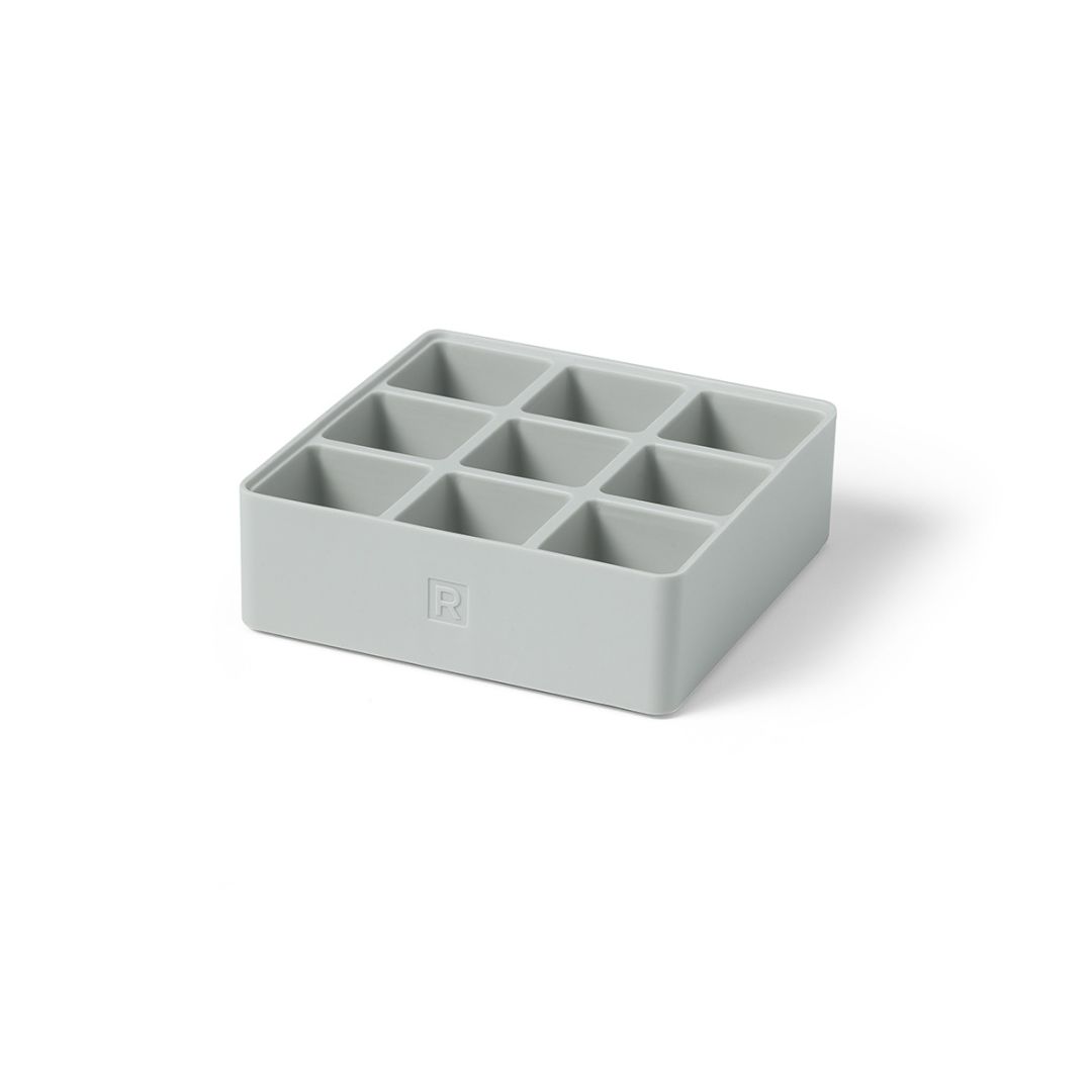 Ensemble de deux moules à glaçons en silicone