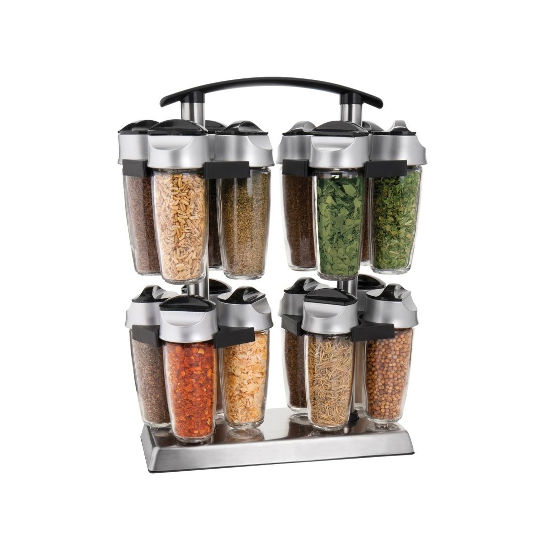 16 Bottle Quad Spice Carousel