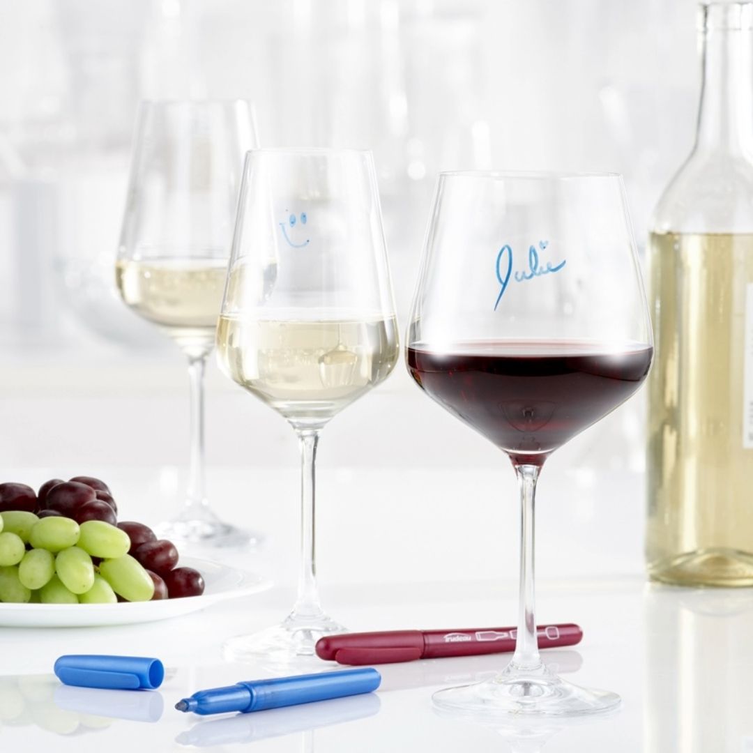 Ensemble de trois marqueurs lavables pour verres