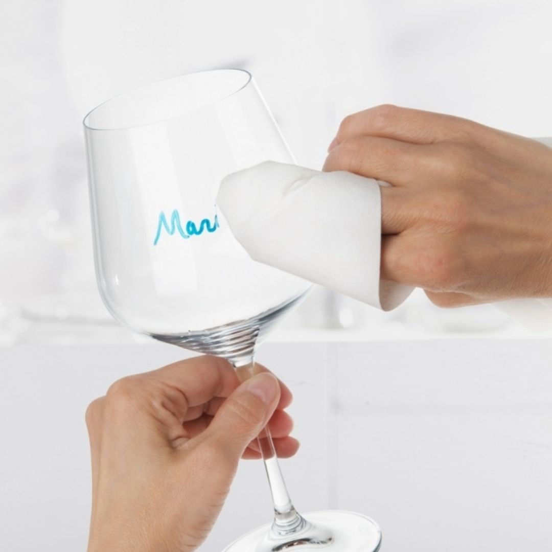 Ensemble de trois marqueurs lavables pour verres