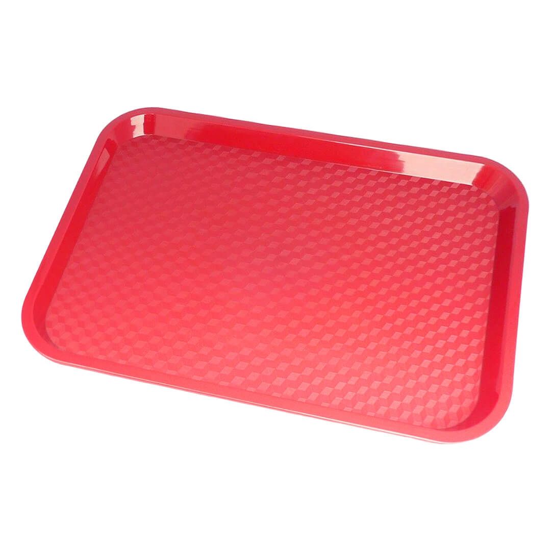 Plateau de cafétéria 12" x 16" - Rouge