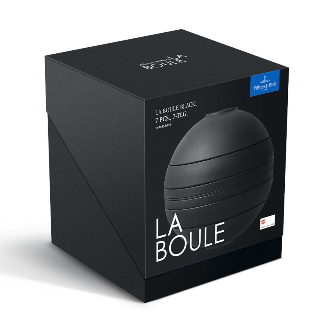 Service de vaisselle sept pièces - La Boule noir
