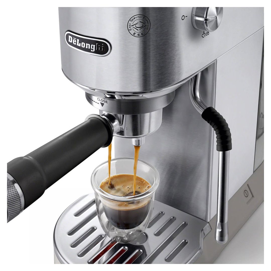 Machine à café manuelle Dedica Duo - Acier inoxydable